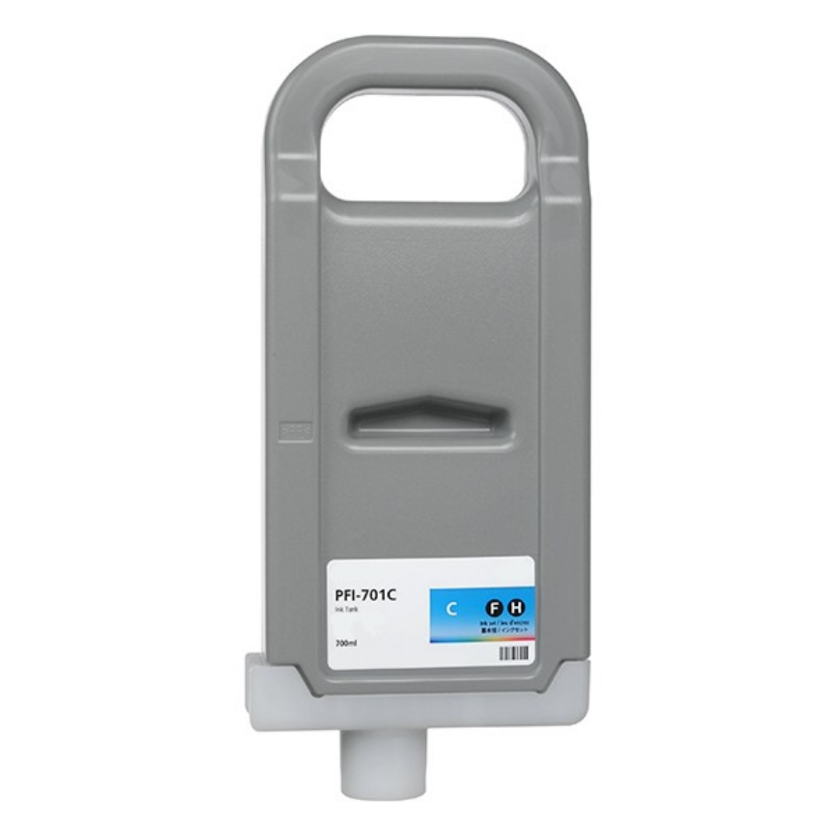 Picture of Compatible 0901B001AA (PFI-701C) Cyan Inkjet Cartridge (700 ml)
